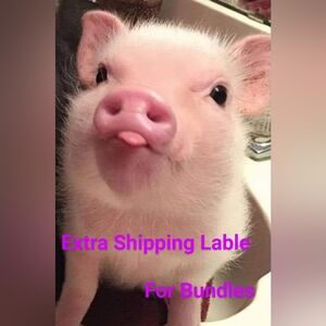 Extra shipping for bundles